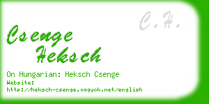 csenge heksch business card